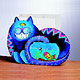 Cat 
Teapot, Jars, Saucers, Bowls, Plates
